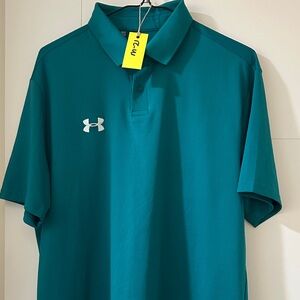 Under Armour Men's Aqua Polo Shirt